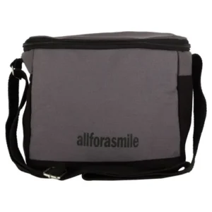 Allforasmile Handmade Plain Grey Cotton Canvas Lunch Bag