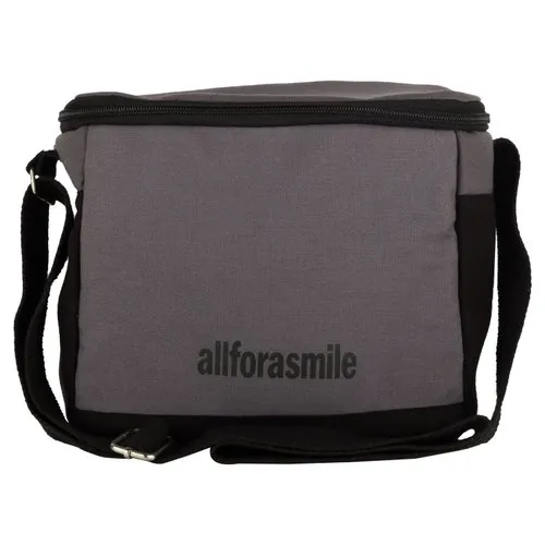 Allforasmile Handmade Plain Grey Cotton Canvas Lunch Bag 1 Allforasmile Handmade Plain Grey Cotton Canvas Lunch Bag