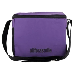 Allforasmile Purple Handmade Cotton Canvas Lunch Bag