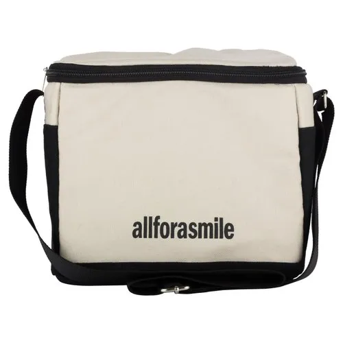 Allforasmile Handmade Plain Beige Cotton Canvas Lunch Bag 1 Handmade Plain Beige Cotton Canvas Lunch Bag